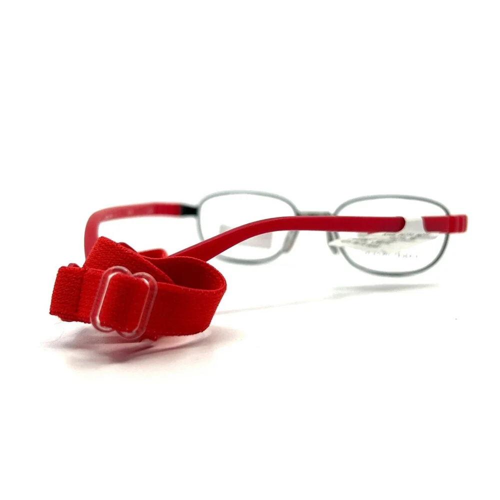 Dilli Dalli fudge swirl Eyeglasses Frame Youth red Full Rim Round 42-15-125